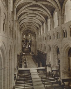 Buckfast Abbey Church Interior, 1800-luvun loppu - 1900-luvun alku tekijältä Unbekannt