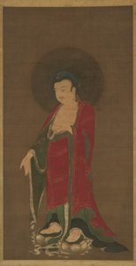 Buddha Amitabha laskeutuu puhtaasta maastaan, 1200-luvun loppu. tekijältä Unbekannt
