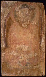 Buddha halolla ja liekehtivällä ruumiilla Mandorla, 6.-7. vuosisata. tekijältä Unbekannt