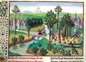Tien rakentaminen, 1400-luku tekijältä Unbekannt