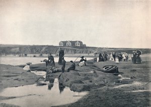 Bundoran - The East Strand, Great Northern -hotellin kanssa, 1895 tekijältä Unbekannt
