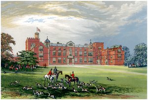 Burton Constable, Yorkshire, Baronet Constablen koti, vuosi 1880 tekijältä Unbekannt