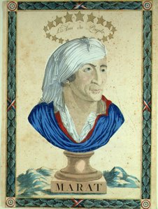 Maratin rintakuva, 1793-1794. tekijältä Unbekannt
