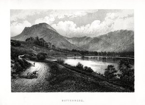 Buttermere, Lake District, Cumbria, 1896 tekijältä Unbekannt