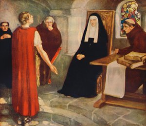 Caedmon ennen Pyhää Hildaa, 1912 tekijältä Unbekannt