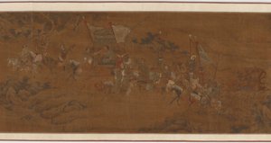Cai Wenji paluu Kiinaan, 1500-1600-luvulla. tekijältä Unbekannt
