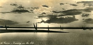 Kairo - Ilta Niilillä, c1918-c1939. tekijältä Unbekannt