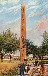 Kairo: Eliopoliksen obeliski, c1918-c1939. tekijältä Unbekannt