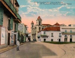 Calle Empedrado, Vanha Havanna, Kuuba, 1920 tekijältä Unbekannt