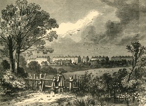 Camden Town, Hampstead Roadilta, Marylebone, 1780, c1876. tekijältä Unbekannt