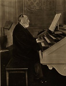 Camille Saint-Saëns 1835-1921 urkuilla, 1913. tekijältä Unbekannt