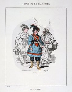 Cantinieres, Pariisin kommuuni, 1871. tekijältä Unbekannt