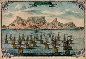 Kapkaupunki, c1680 tekijältä Unbekannt