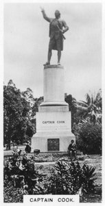 Kapteeni Cooksin patsas, Australia, 1928 tekijältä Unbekannt