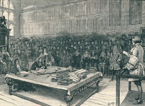 Kapteeni Kidd alahuoneen lakimiehen edessä, 1700 1905 tekijältä Unbekannt