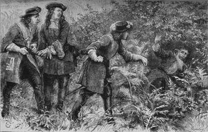 Monmouthin vangitseminen, 6. heinäkuuta 1685, c1880 tekijältä Unbekannt