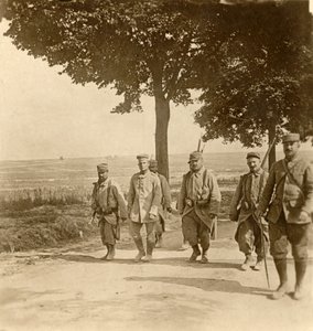 Vangittu saksalainen ampuja, Champagne, Pohjois-Ranska, c1914-c1918 tekijältä Unbekannt