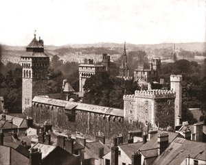 Cardiffin linna, Cardiff, Wales, 1894. tekijältä Unbekannt