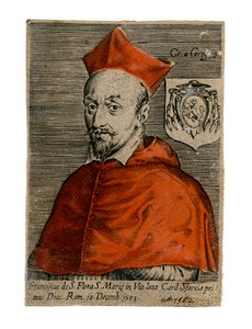 Kardinaali Francesco Sforza, italialainen pappi, 1500-luku tekijältä Unbekannt
