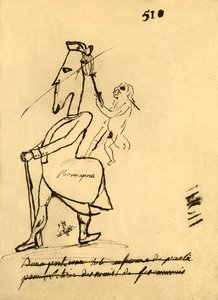 Napoleonin karikatyyri, 1779, 1921. tekijältä Unbekannt