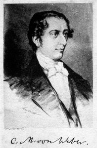 Carl Maria von Weber 1786-1826, saksalainen säveltäjä, 1900-luku tekijältä Unbekannt