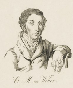 Carl Maria von Weber 1786-1826, vuoden 1821 jälkeen. tekijältä Unbekannt
