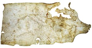 Pisanin kartta, noin 1275-1300 tekijältä Unbekannt