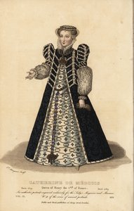 Katariina Medici, Ranskan kuningatar Henrik II tekijältä Unbekannt