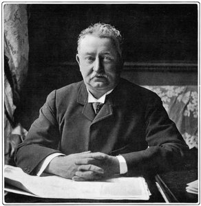 Cecil Rhodes, englantilaissyntyinen eteläafrikkalainen yrittäjä ja valtiomies, 1901 tekijältä Unbekannt