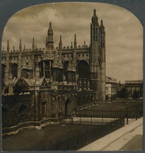 Kings Collegen goottilainen kappeli, Cambridge, Englanti, vuodelta 1910. tekijältä Unbekannt