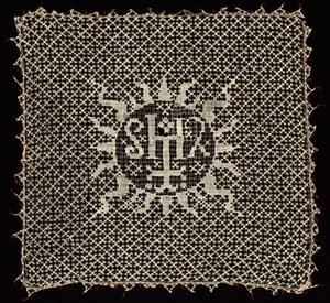 Chalice Veil ja Monogram of Christ, 1500-luku. tekijältä Unbekannt