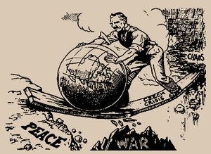 Chamberlain vie maailmaa kohti rauhaa, 1938. tekijältä Unbekannt