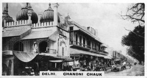 Chandni Chowk, Delhi, Intia, 1925 tekijältä Unbekannt