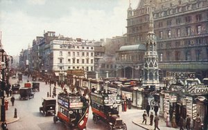 Charing Cross and the Strand, Lontoo, vuonna 1910. tekijältä Unbekannt