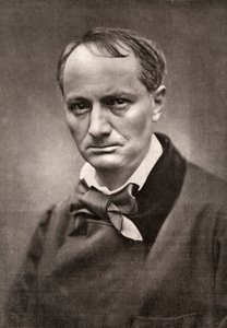 Charles Baudelaire, vaikutusvaltainen ranskalainen runoilija, kriitikko ja kääntäjä, 1800-luvun puoliväli tekijältä Unbekannt