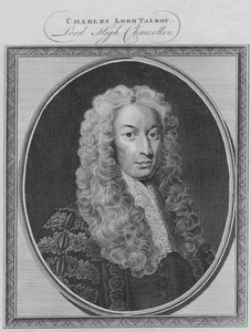 Charles Lord Talbot, lordi korkeakansleri, 1786. tekijältä Unbekannt