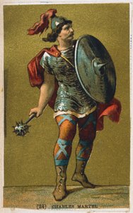 Charles Martel, 7. vuosisadan frankkien kuningas, 1800-luku tekijältä Unbekannt