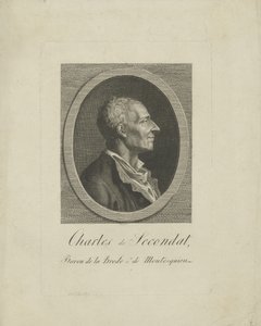 Charles de Secondat, Baron de Montesquieu 1689-1755, n. 1795. tekijältä Unbekannt