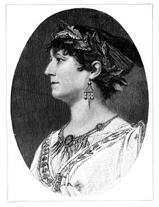 Charlotte Wolter, 1800-luvun itävaltalainen näyttelijä, 1900 tekijältä Unbekannt