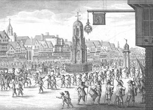Cheapside, Cross and Conduit, 1638, 1809. tekijältä Unbekannt