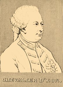 Chevalier DEon, 1728-1810, 1830. tekijältä Unbekannt