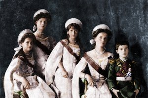 Venäjän tsaari Nikolai II:n lapset, 1910. tekijältä Unbekannt
