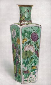 Kiinalainen klubin muotoinen maljakko. KAng Hsi -kausi, 1661-1722, 1928 tekijältä Unbekannt