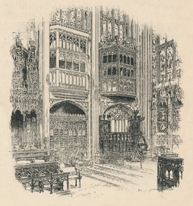 Kuorokojut ja kuninkaallinen vaatekaappi, St. Georgesin kappeli, 1895 tekijältä Unbekannt