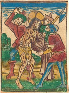 Kristus riisuttu, n. 1490. tekijältä Unbekannt