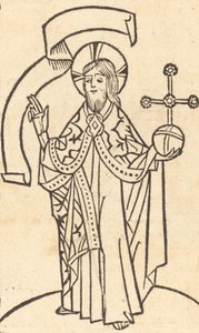 Kristus ennen Salvatorea, n. 1475. tekijältä Unbekannt