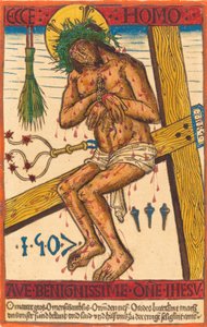 Kristus surujen miehenä, 1507. tekijältä Unbekannt