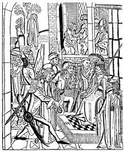 Kristus Pilatuksen edessä, 1488 1964 tekijältä Unbekannt