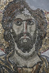 Kristus-mosaiikki Golgatan kappelissa Pyhän haudan kirkossa, Jerusalemissa, Israelissa tekijältä Unbekannt