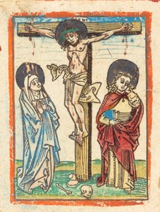 Kristus ristillä, 14801490. tekijältä Unbekannt